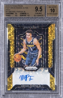 2018 Panini Prizm Basketball Gold Michael Porter Jr. #14