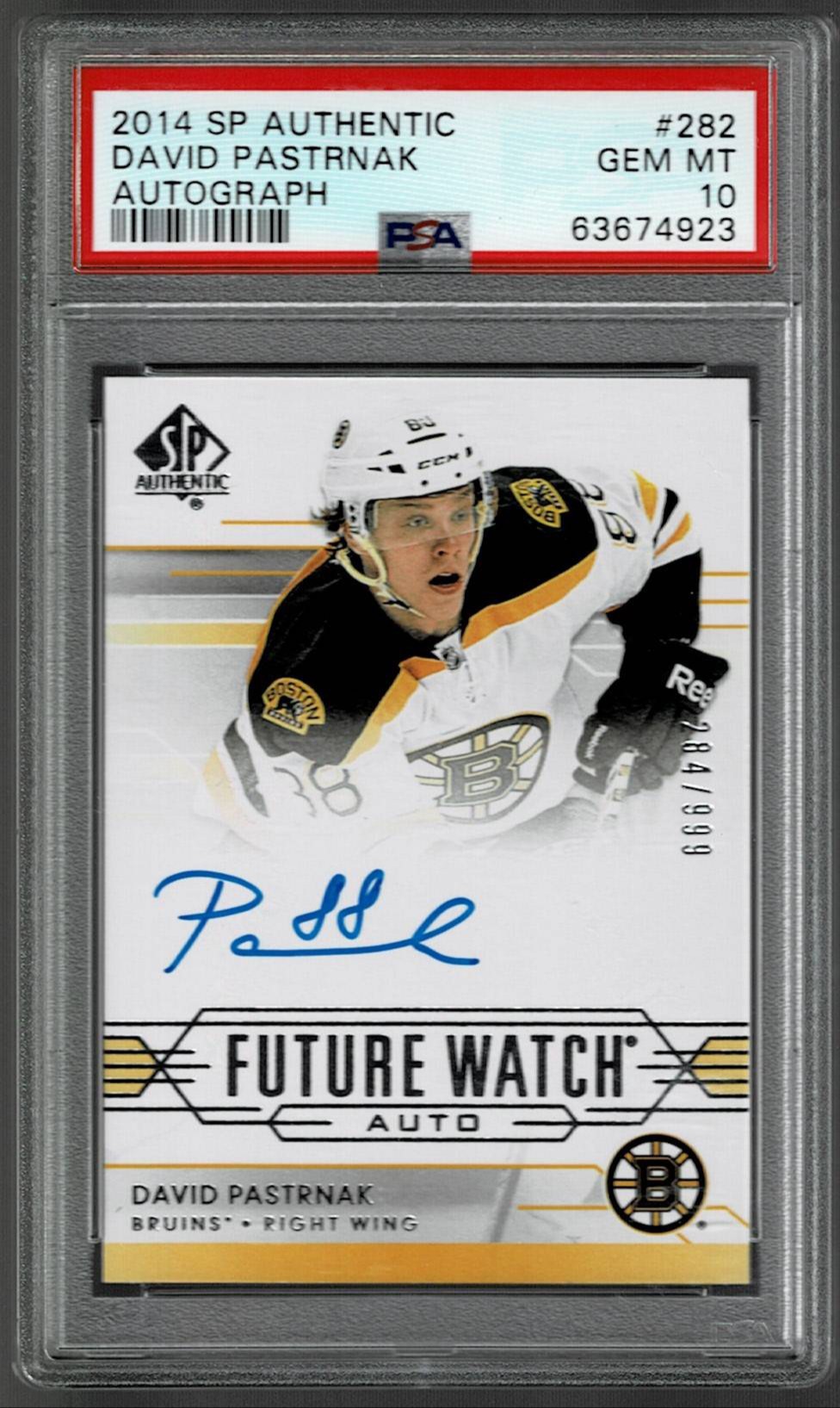 David Pastrnak - 2014 SP Authentic Hockey