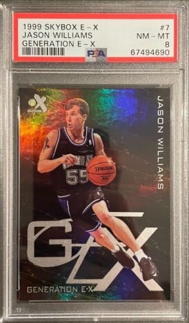1999 Skybox E-X Basketball Jason Williams #GX7