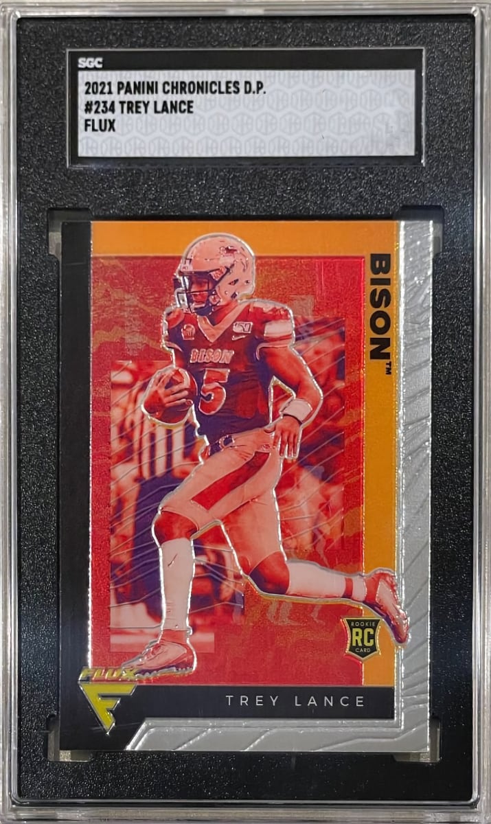 2021 Panini Chronicles Draft Picks Football Trey Lance #234 SGC 10