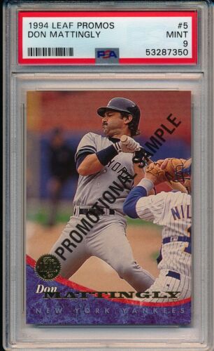 1994 Leaf Baseball Promo Don Mattingly #5