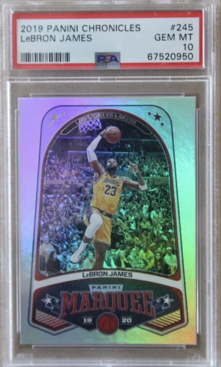 2019 Panini Chronicles Basketball LeBron James #245 PSA 9