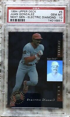1994 Upper Deck Baseball Electric Diamond Juan Gonzalez #5