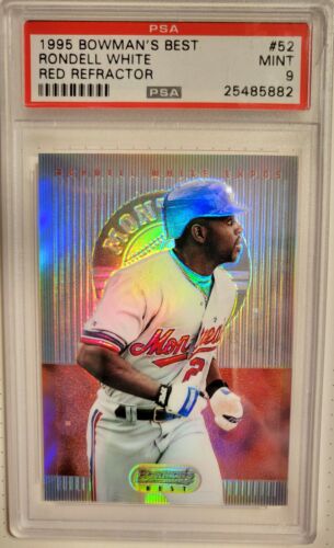 1995 Bowman's Best Baseball Red Refractor Rondell White #R52
