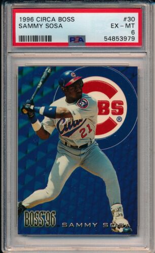 1996 Circa Baseball Sammy Sosa #30 PSA 6
