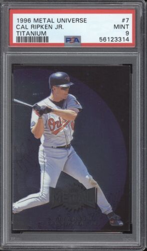 1996 Metal Universe Baseball Cal Ripken Jr. #7 BGS 8