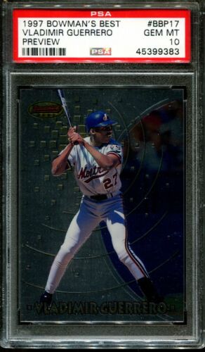 1997 Bowman's Best Baseball Vladimir Guerrero #BBP17 PSA 10