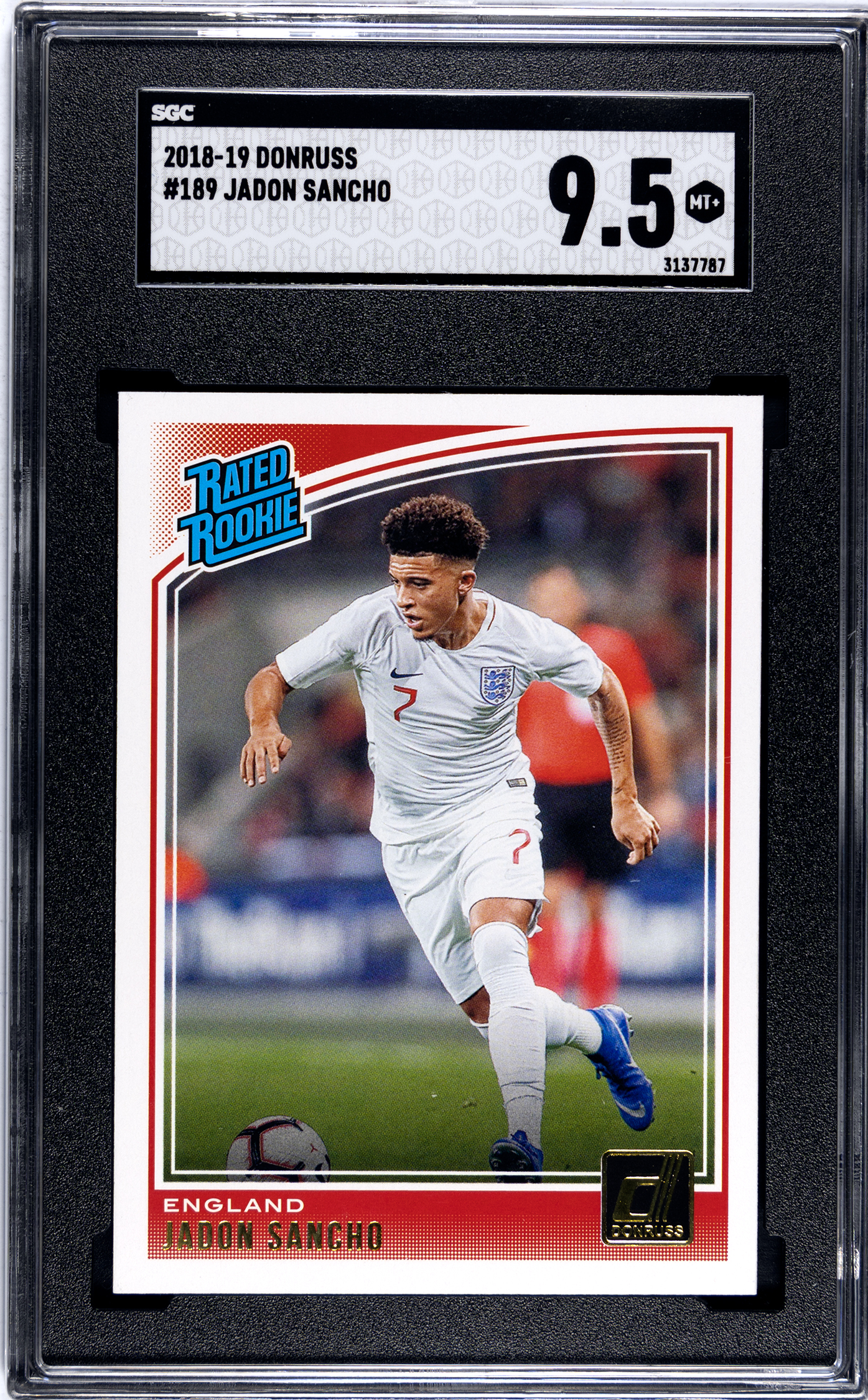 2018 Panini Donruss Soccer Jadon Sancho #189