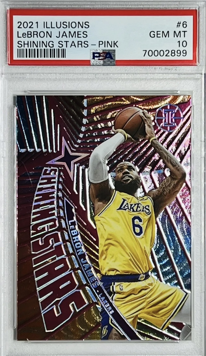 2021 Panini Illusions Basketball Pink Lebron James #6