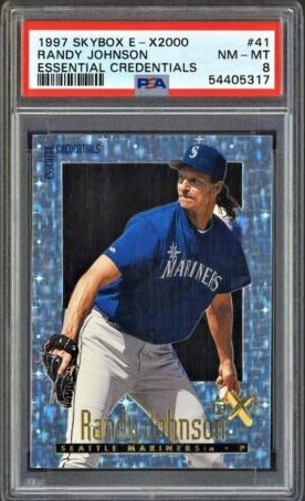 1997 E-X2000 Baseball Essential Credentials Randy Johnson #41 BGS 9