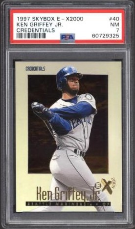 1997 E-X2000 Baseball Credentials Ken Griffey Jr. #40