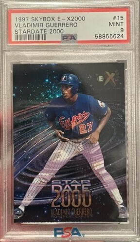1997 E-X2000 Baseball Vladimir Guerrero #15 PSA 8.5