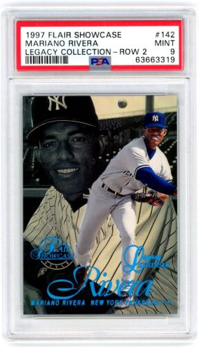 1997 Flair Showcase Baseball Row 2 Mariano Rivera #142 PSA 8.5