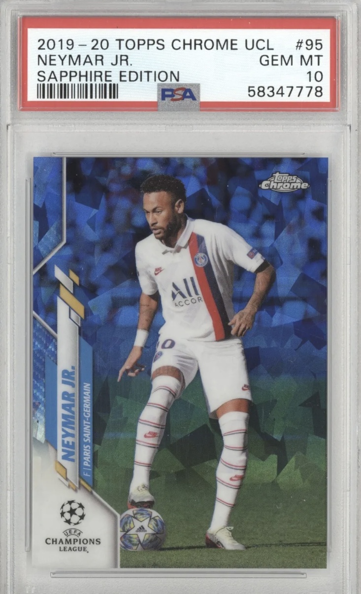 Neymar Jr - 2019 Topps Chrome Sapphire UEFA Champions League Soccer