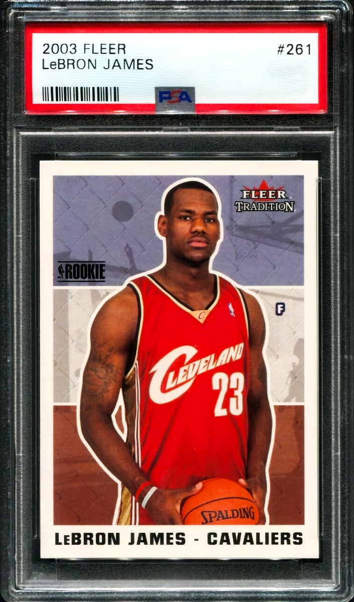 Lebron James 2003 Fleer Tradition Basketball