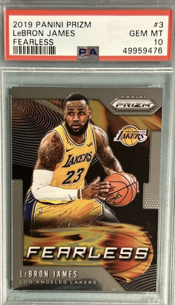 2019 Panini Prizm Basketball Lebron James #3 PSA 9