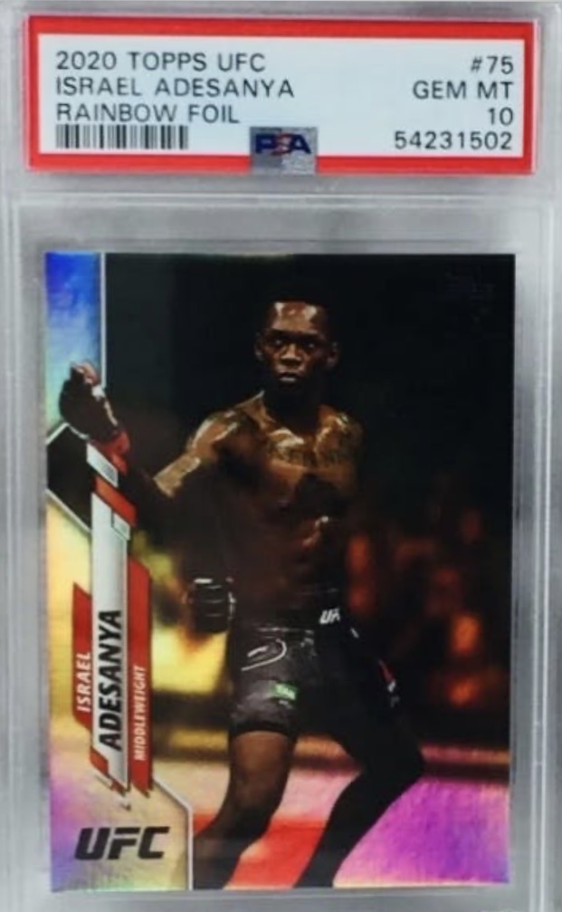 2020 Israel Adesanya [Rainbow Foil] #75