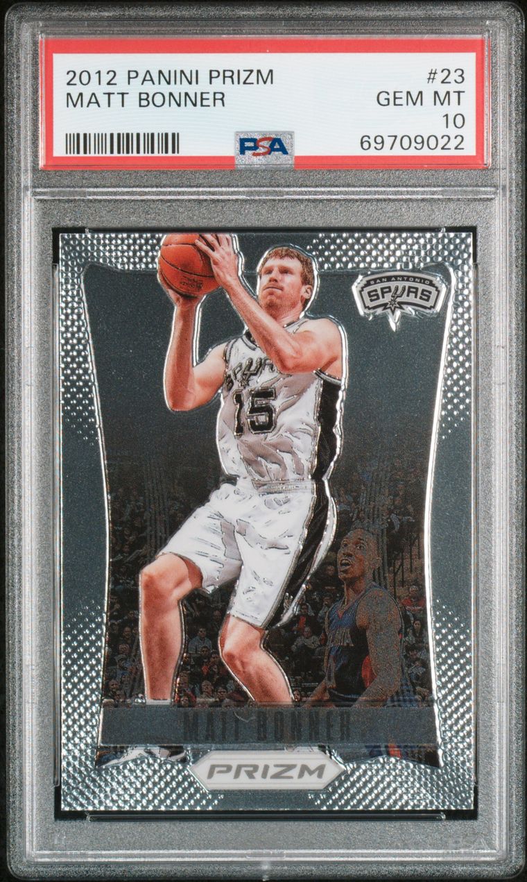 2012 Panini Prizm Basketball Matt Bonner #23 PSA 9