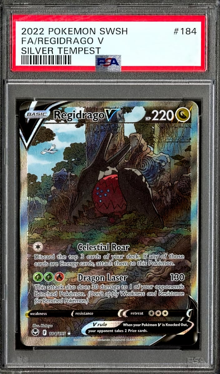 Regidrago V 2022 Pokemon Silver Tempest Full Art