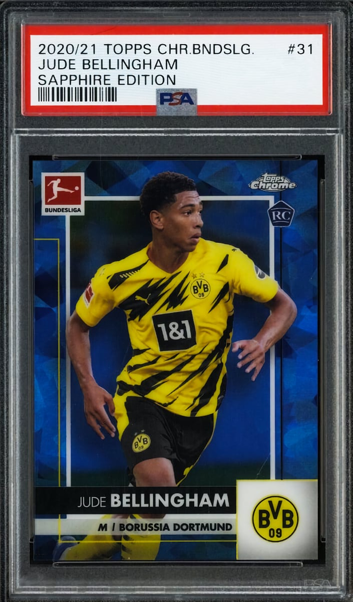 Jude Bellingham - 2020 Topps Chrome Sapphire Bundesliga Soccer