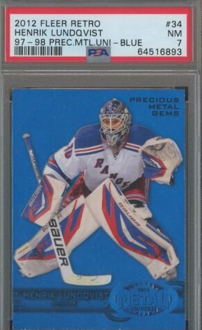 2012 Henrik Lundqvist [Blue] #34