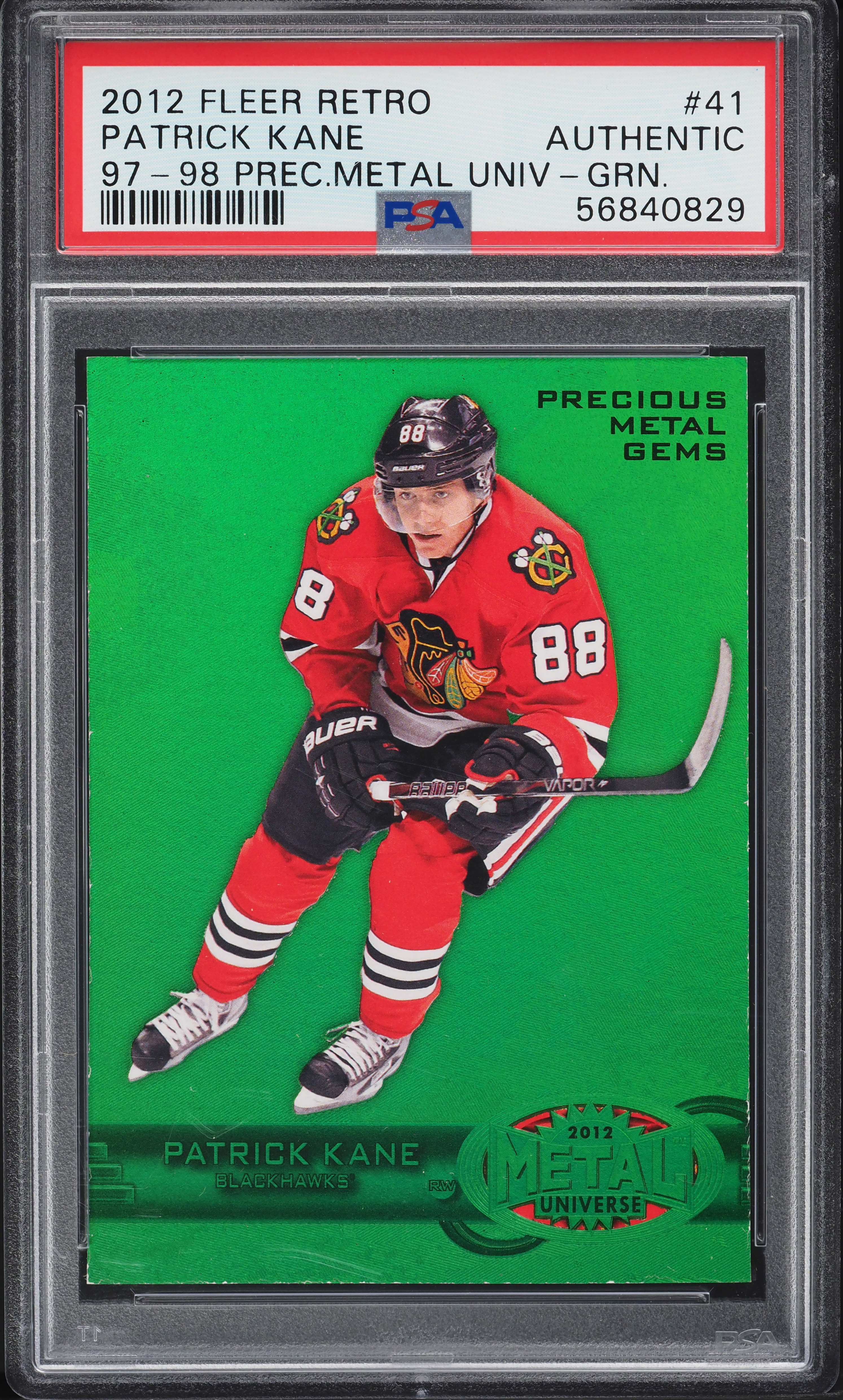 2012 Patrick Kane [Green] #41