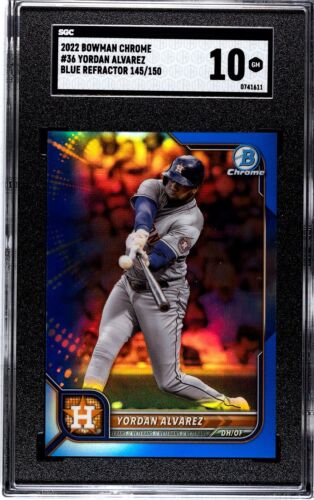 2022 Bowman Chrome Baseball Blue Yordan Alvarez #36