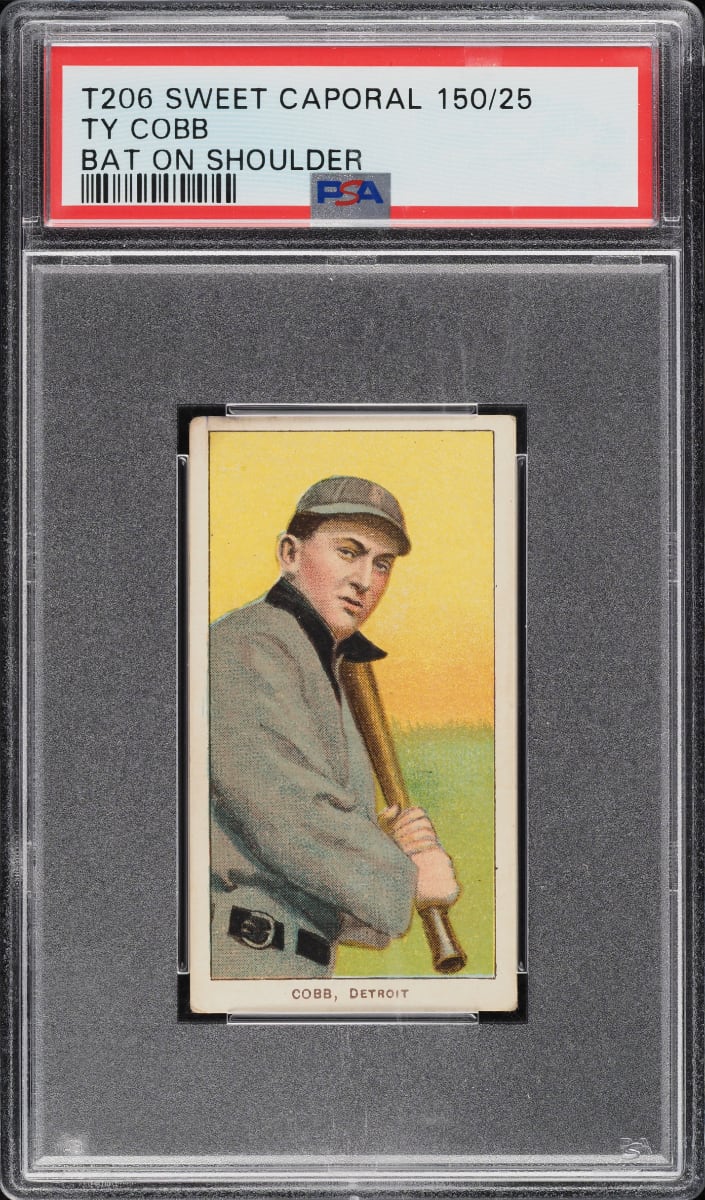 1909-11 T206 Baseball Bat On Shoulder Ty Cobb #NNO PSA 3