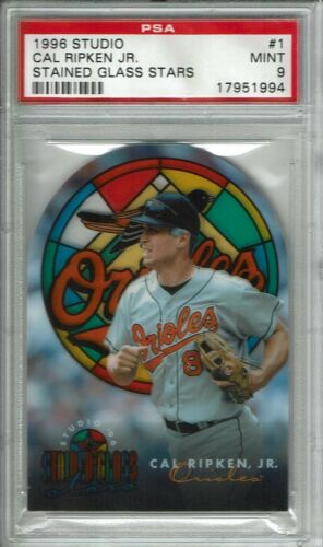 1996 Studio Baseball Cal Ripken Jr. #1 PSA 9