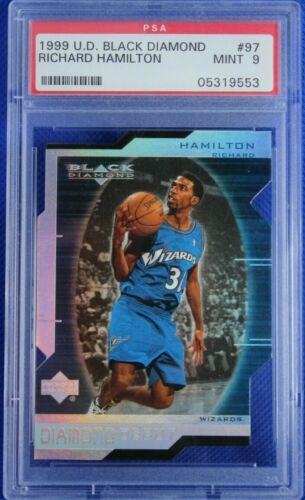 1999 Upper Deck Black Diamond Basketball Richard Hamilton #97 PSA 9