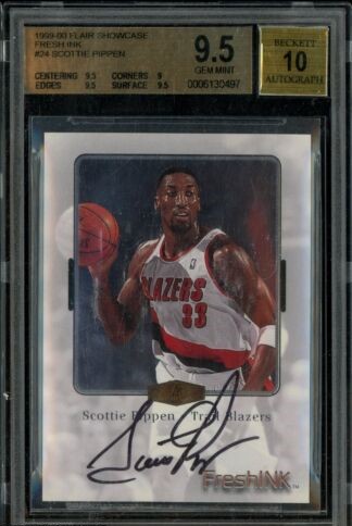 1999 Flair Showcase Basketball Scottie Pippen #NNO BGS 9.5