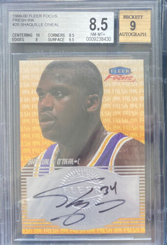 1999 Fleer Focus Basketball Shaquille O'Neal #NNO BGS 8.5
