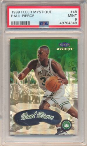 1999 Fleer Mystique Basketball Paul Pierce #48 PSA 9