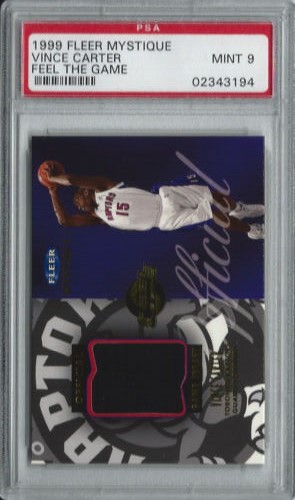 1999 Fleer Mystique Basketball Vince Carter #NNO PSA 9