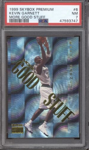 1999 Skybox Premium Basketball Kevin Garnett #6GS PSA 7