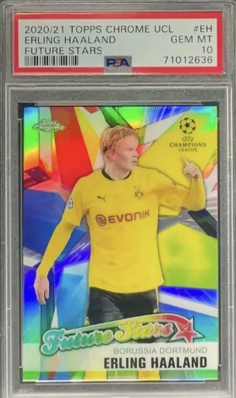 Erling Haaland - 2020 Topps Chrome UEFA Champions League Soccer