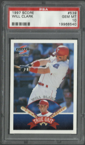 1997 Score Baseball Will Clark #539