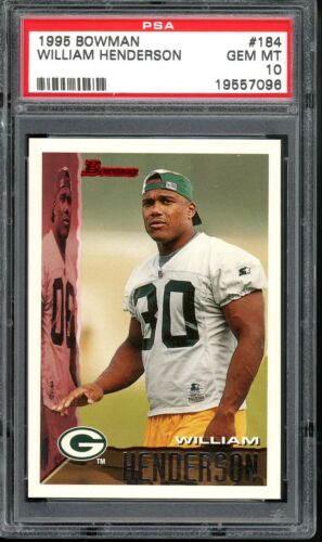 1995 Bowman Football William Henderson #184