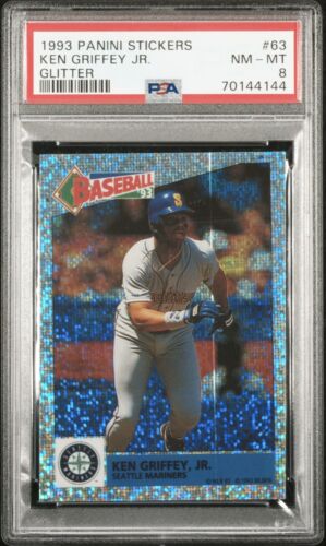 1993 Panini Stickers Baseball Glitter Ken Griffey Jr. #93