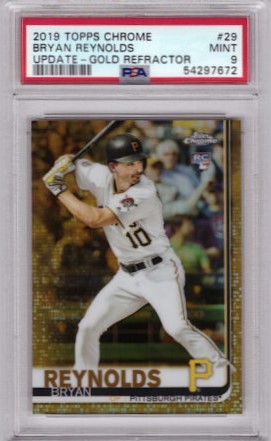 2019 Topps Chrome Update Baseball Gold Bryan Reynolds #29