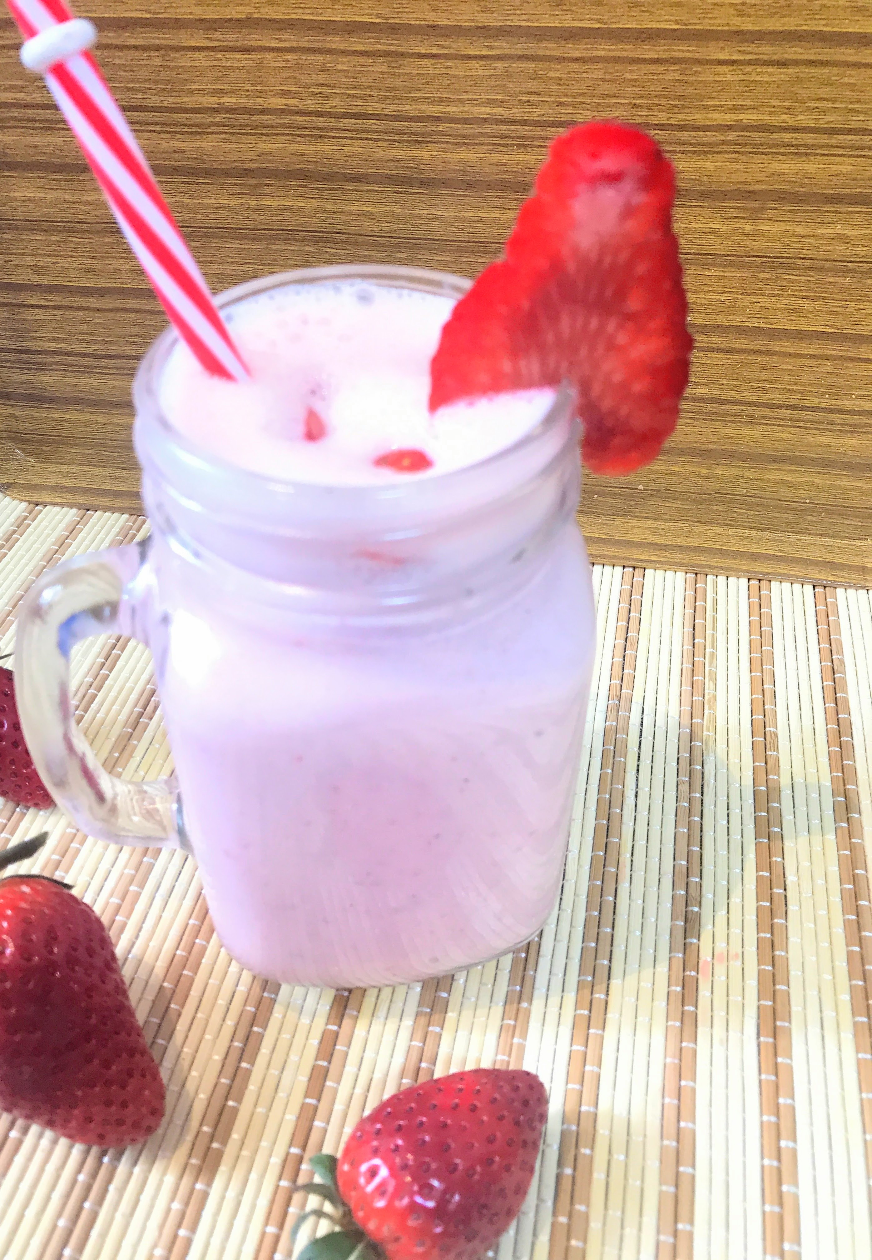 Strawberry Lassi Your Veg Recipe