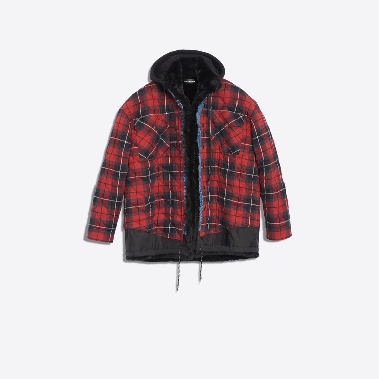 Balenciaga, layered denim jacket