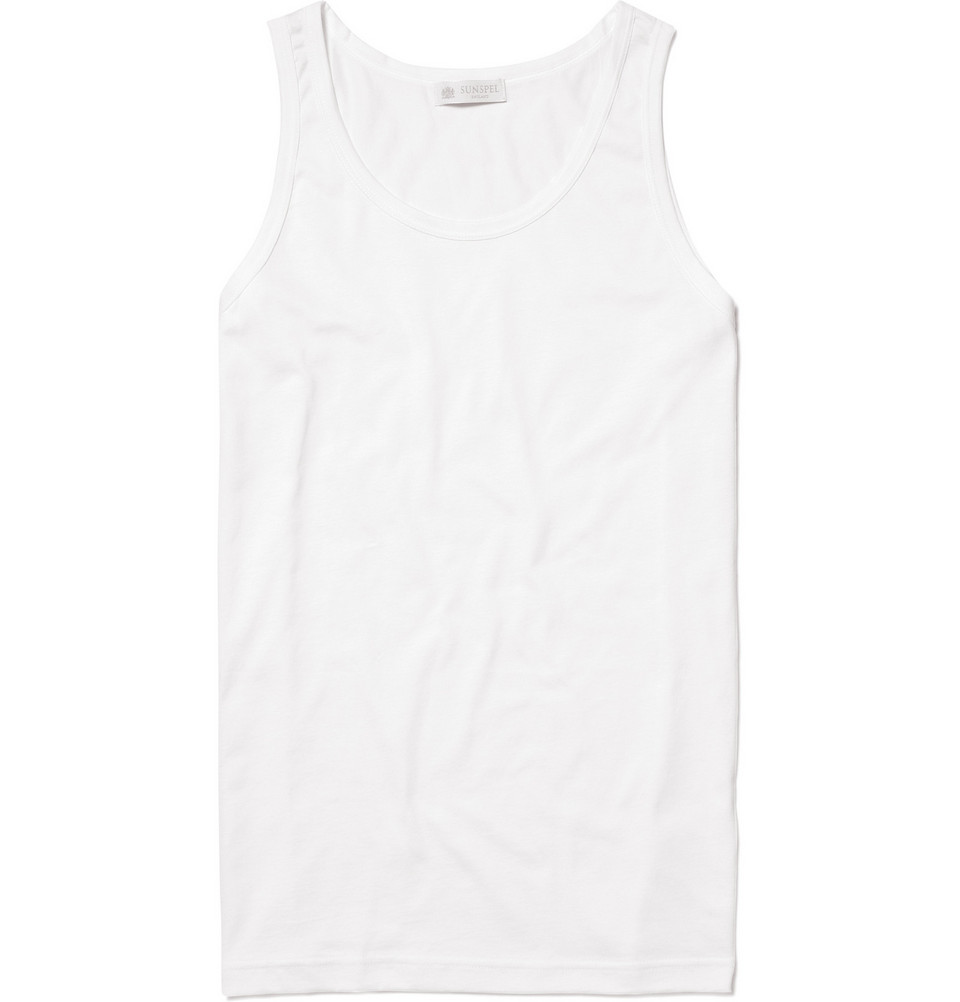 tank top, white shirt