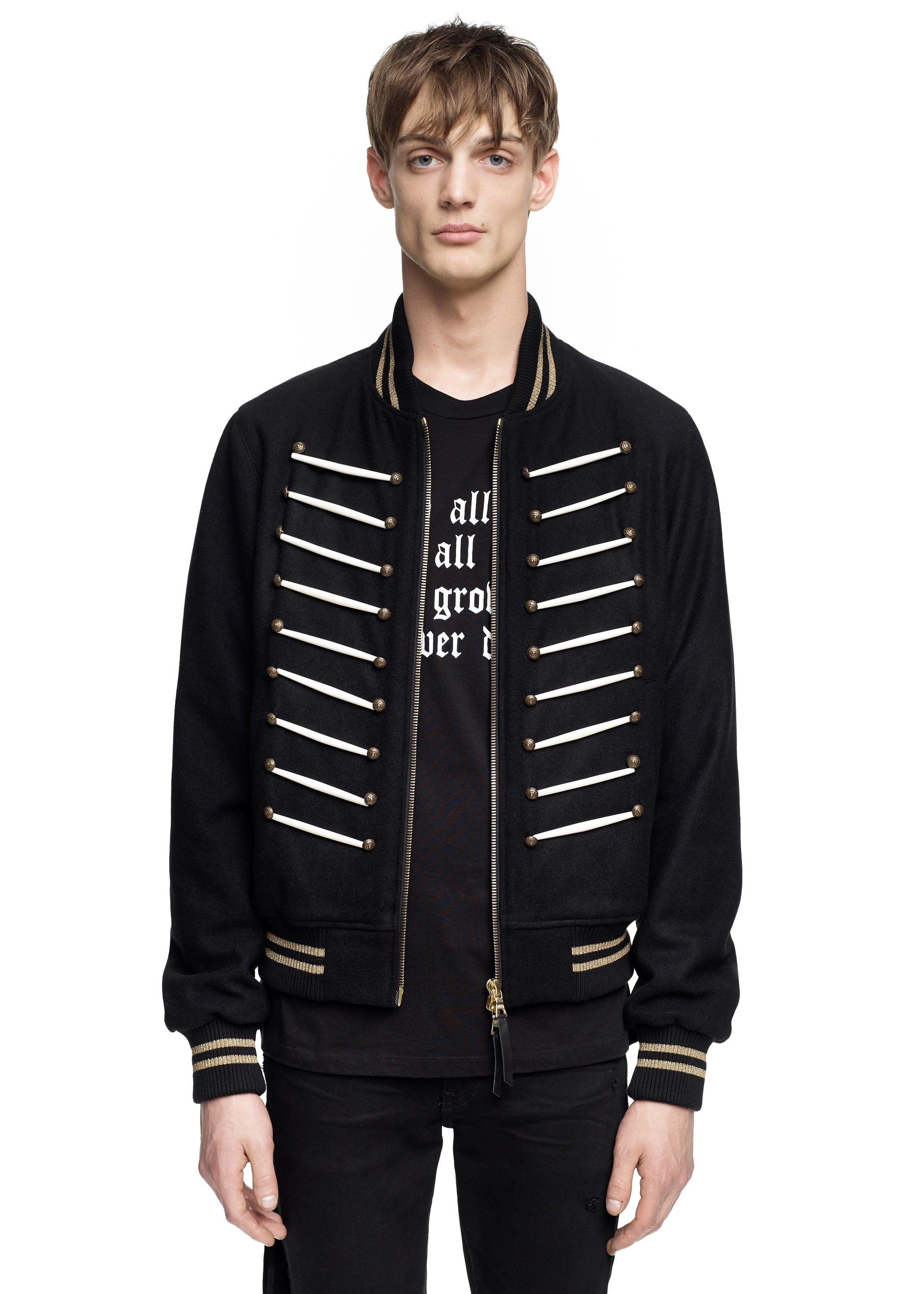 amiri, bomber jacket, band jacket