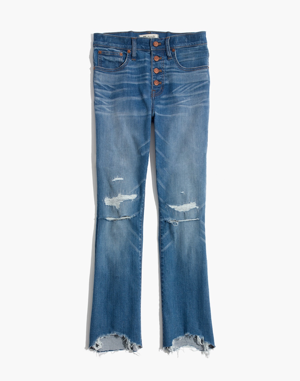 distressed jeans, cropped jeans, demi boot, frayed jeans, madewell