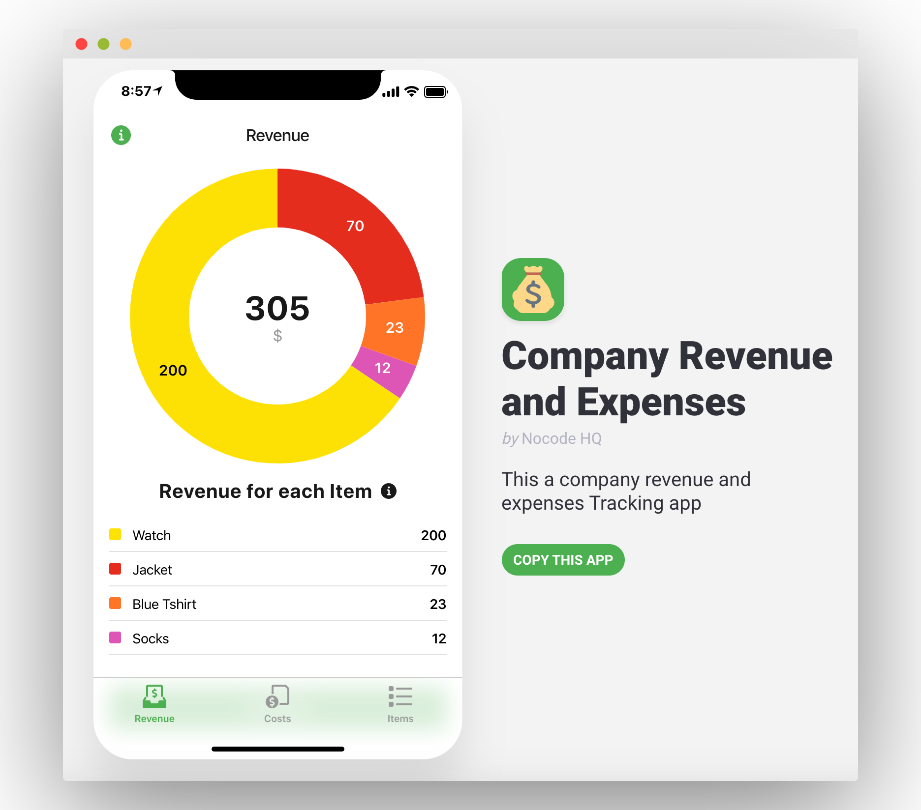 Build a Company Revenue and Expenses Tracker Mobile App part 2