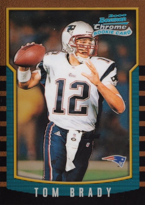 2000 Bowman Bowman Chrome #236 Tom Brady front