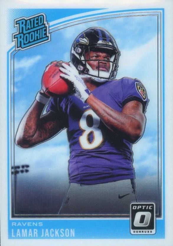 2018 Donruss Optic Football Lamar Jackson #167 RAW Ungraded