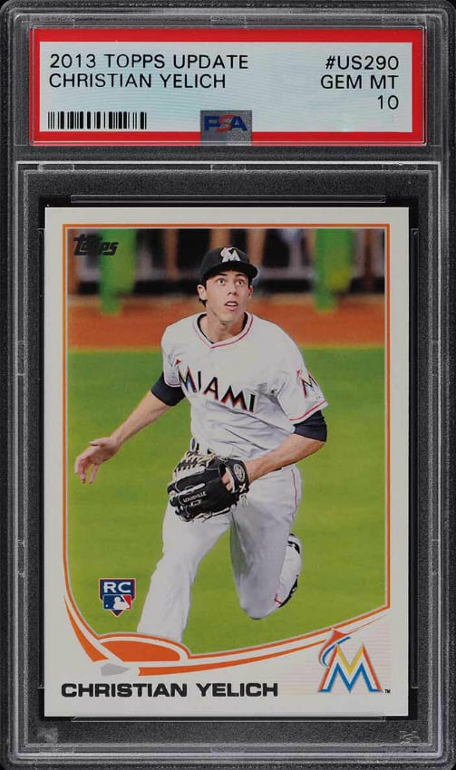 Christian Yelich 2013 Topps Update Baseball