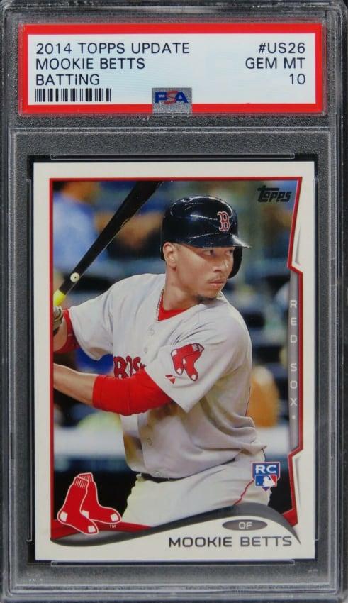 Mookie Betts 2014 Topps Update Baseball
